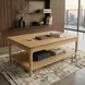June Light Oak Rectangular Coffee Table
