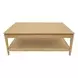 June Light Oak Rectangular Coffee Table
