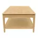 June Light Oak Rectangular Coffee Table