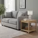 June Light Oak Square End Table
