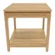 June Light Oak Rectangular Occassional Table