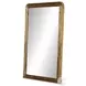 Vintage Louis Antiqued Gold Leaf Rectangle Floor Mirror