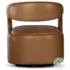 Hawkins Sonoma Butterscotch Swivel Chair