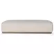 Sinclair Knoll Natural Cocktail Performance Fabric Rectangular Ottoman