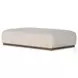 Sinclair Knoll Natural Cocktail Performance Fabric Rectangular Ottoman