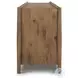Glenview Weathered Oak Veneer 6 Door Sideboard