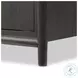 Glenview Cracked Smoked Black Oak 6 Door Sideboard