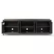 Glenview Cracked Smoked Black Oak 6 Door Sideboard