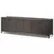 Glenview Cracked Smoked Black Oak 6 Door Sideboard