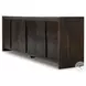 Arlington Espresso Oak Veneer 6 Door Sideboard