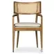 Britt Toasted Nettlewood Performance Fabric Dining Armchair