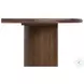 Paden Seasoned Brown Acacia Oval Coffee Table