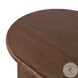 Paden Seasoned Brown Acacia Oval Coffee Table