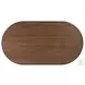 Paden Seasoned Brown Acacia Oval Coffee Table