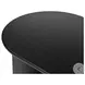 Paden Aged Black Acacia Oval Coffee Table
