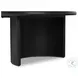 Paden Aged Black Acacia Oval Coffee Table