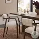 Tyler Sheffield Ivory Dining Armchair