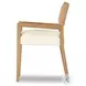 Ferris Thames Cream Performance Fabric Dining Armchair Set of 2