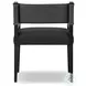 Ferris Gibson Black Performance Fabric Dining Armchair Set of 2