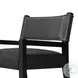 Ferris Gibson Black Performance Fabric Dining Armchair Set of 2