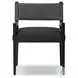 Ferris Gibson Black Performance Fabric Dining Armchair Set of 2