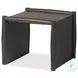 Glenview Smoked Black Oak Square End Table