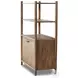Glenview Weathered Oak 2 Door Bookcase