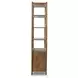 Glenview Weathered Oak 2 Door Bookcase