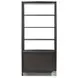 Glenview Smoked Black Oak 2 Door Bookcase