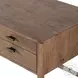 Glenview Weathered Oak Veneer 68" Drawer Desk