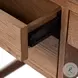 Glenview Weathered Oak Veneer 68" Drawer Desk