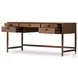 Glenview Weathered Oak Veneer 68" Drawer Desk