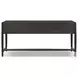 Glenview Cracked Smoked Black Oak 68" Drawer Desk