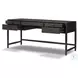 Glenview Cracked Smoked Black Oak 68" Drawer Desk