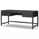 Glenview Cracked Smoked Black Oak 68" Drawer Desk