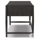 Glenview Cracked Smoked Black Oak 68" Drawer Desk