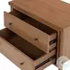 Roark Amber Oak Veneer 2 Drawer Nightstand