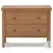 Roark Amber Oak Veneer 2 Drawer Nightstand