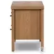 Roark Amber Oak Veneer 2 Drawer Nightstand