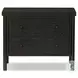 Roark Ebony Oak Veneer 2 Drawer Nightstand