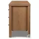 Roark Amber Oak Veneer 6 Drawer Dresser