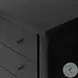 Roark Ebony Oak Veneer 6 Drawer Dresser