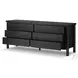 Roark Ebony Oak Veneer 6 Drawer Dresser
