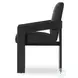 Roxy Gibson Black Performance Fabric Dining Armchair