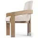 Roxy Somerton Ash Performance Fabric Dining Armchair