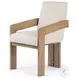 Roxy Somerton Ash Performance Fabric Dining Armchair