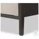 Glenview Cracked Smoked Black Veneer Queen Upholstered Bed