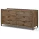 Glenview Weathered Oak Veneer Upholstered Bedroom Set