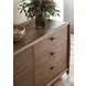 Glenview Weathered Oak Veneer 6 Drawer Dresser