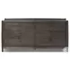 Glenview Cracked Smoked Black Veneer Upholstered Bedroom Set
